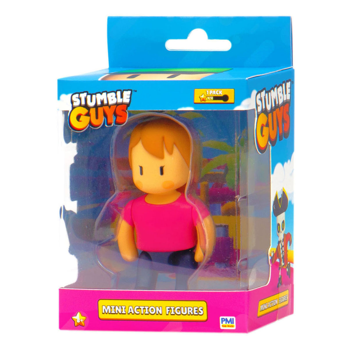 Boti Stumble Guys Mini Action Figure MS. inciampare