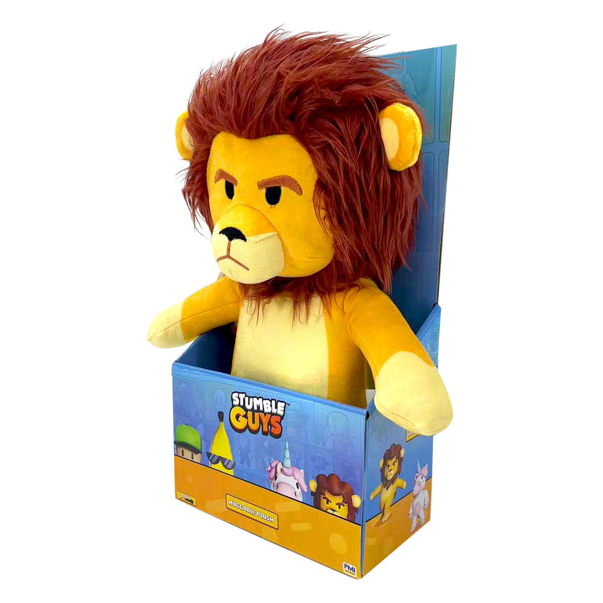 Boti Stumble Guys abrazan a Plush Leonidas, 20 cm