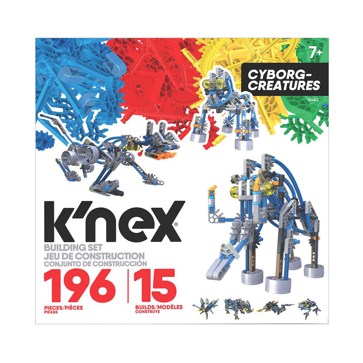 K'Nex Cyborg Creatures 15 modeller, 196dlg.