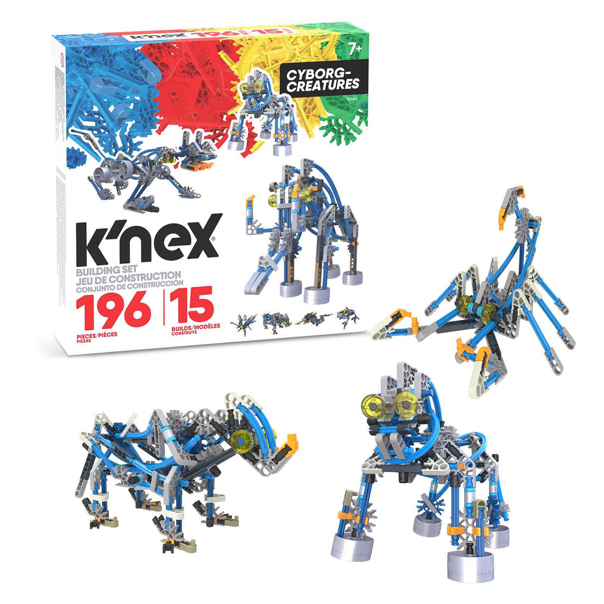 K'Nex Cyborg Creatures 15 Models, 196Dlg.