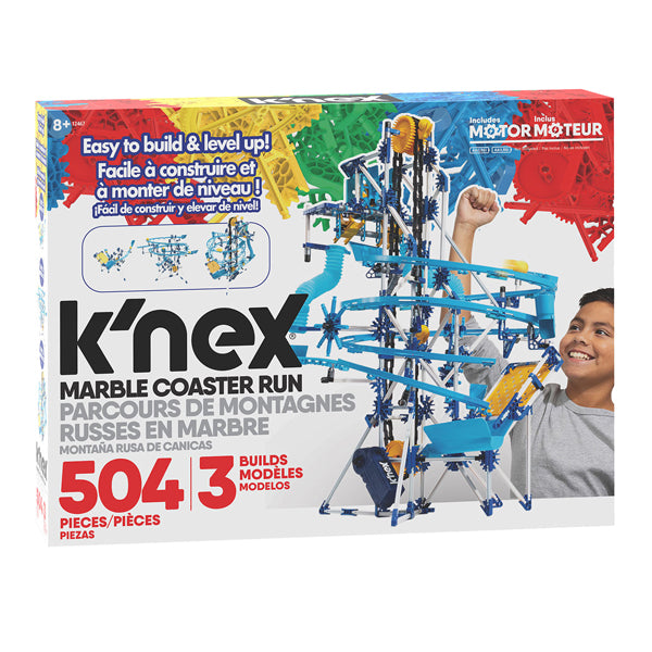 K'nex marmorspor med motor, 504dlg.