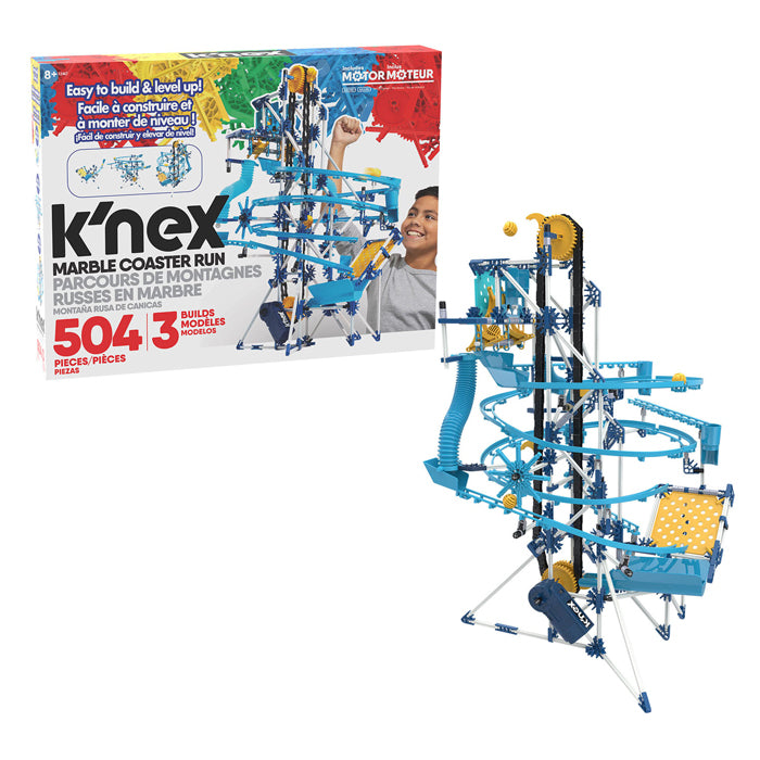 Track de mármol K'nex con motor, 504dlg.