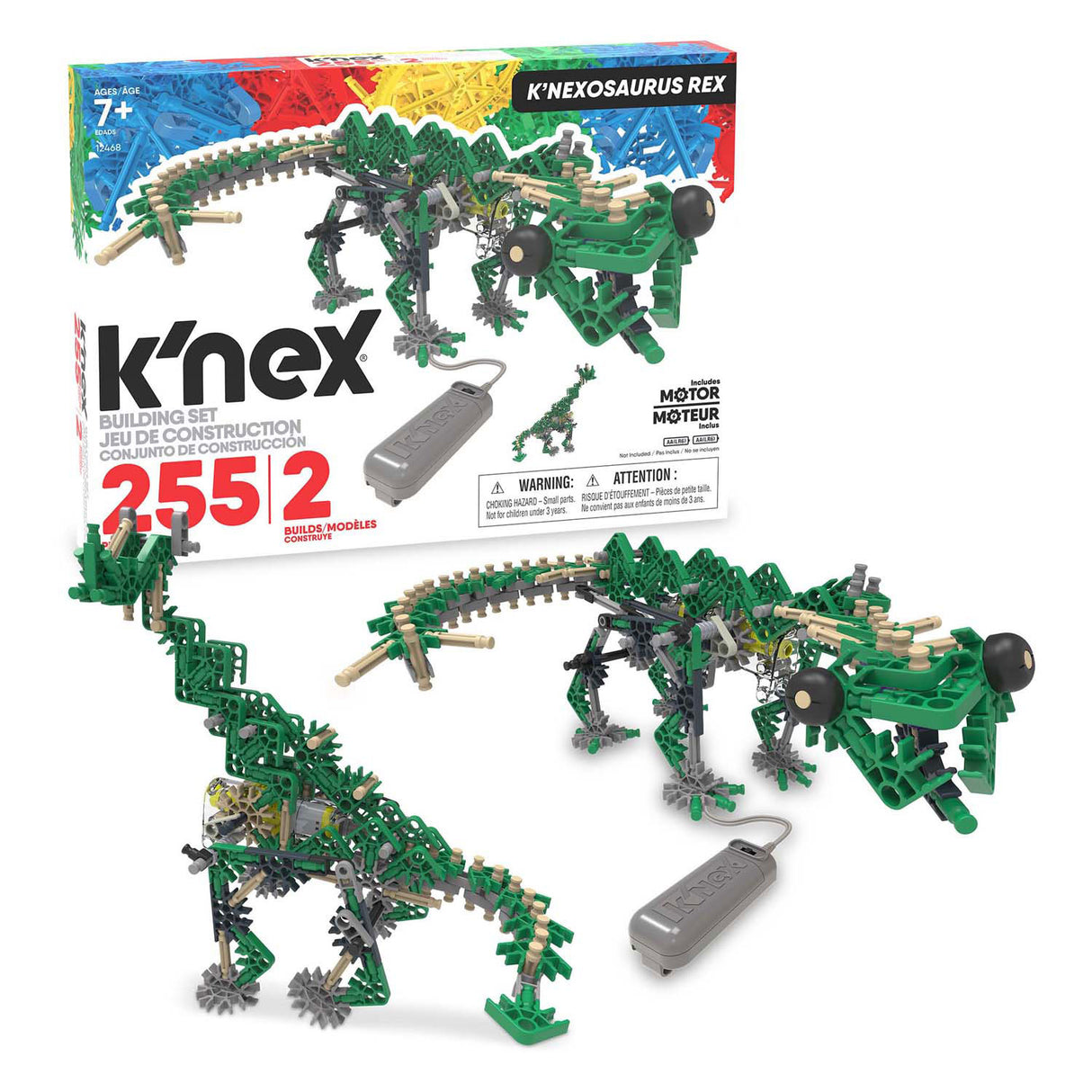 K'nex Knexosaurus rex con motor, 255dlg.