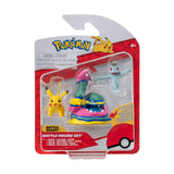 Boti Batte Figur Set Machop, Pikachu, Alolan Muk, 3. plass.