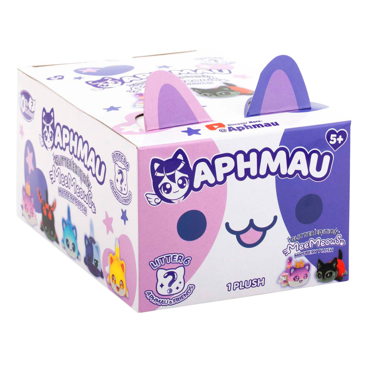 Boti Aphmau Frënn 6 Iwwerraschung Meeemows Hug Plahe, 15cm