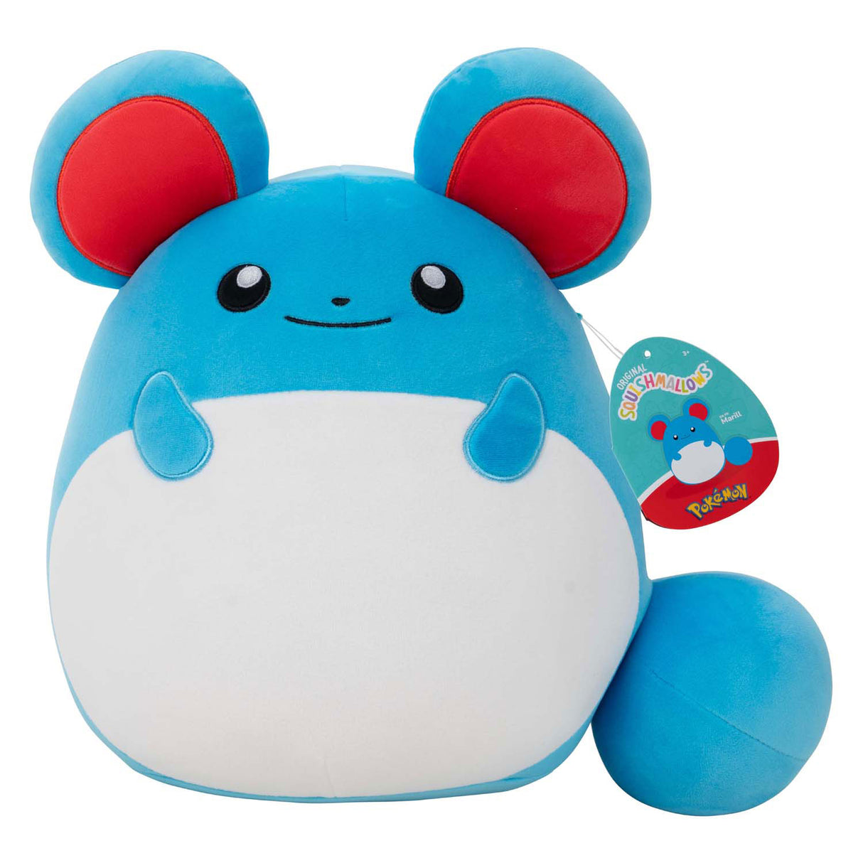 Boti squishmallows Pokemon Plage plushus - Marill, 25cm