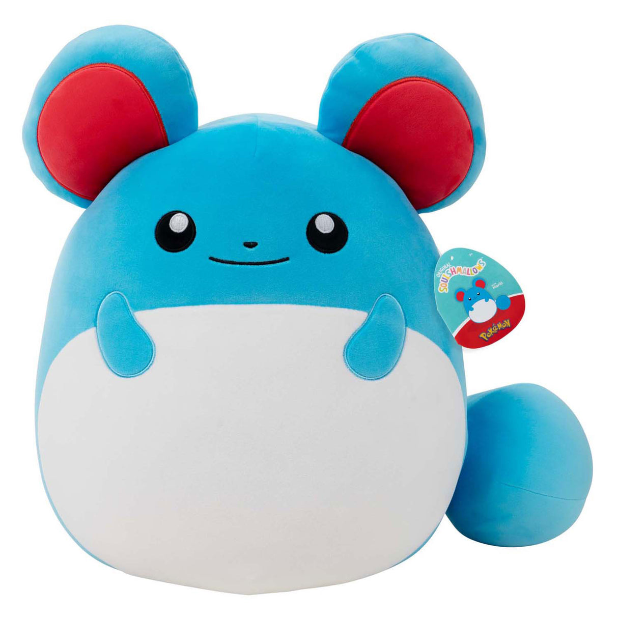 Jazwares SquishMallows Pokemon Cuddle Plush - Marill, 35cm