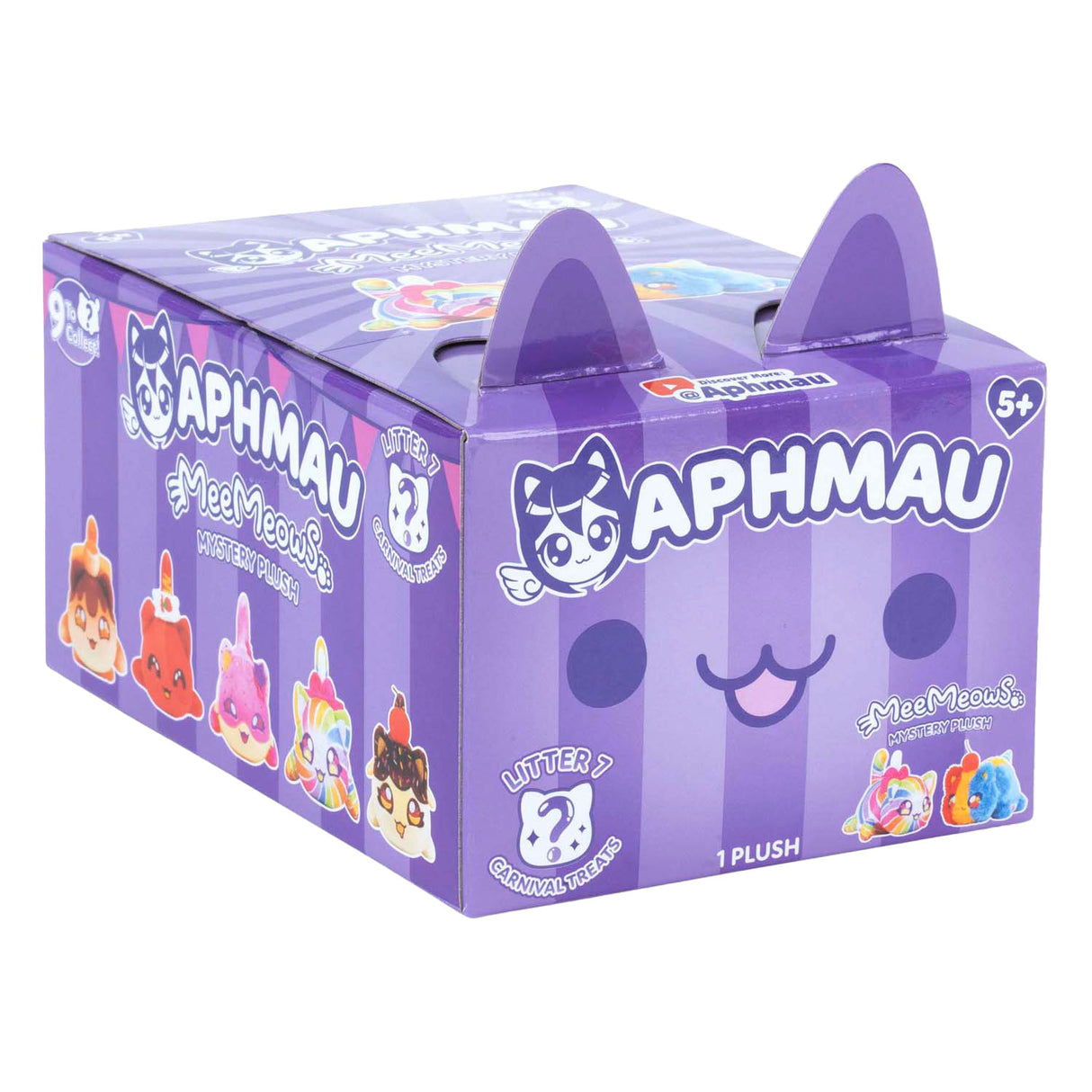Aphmau - 15 cm mystery meemeow knuffel - series 7 carnival treats