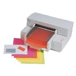 Etiketten herlitz neon rood 600 stuks