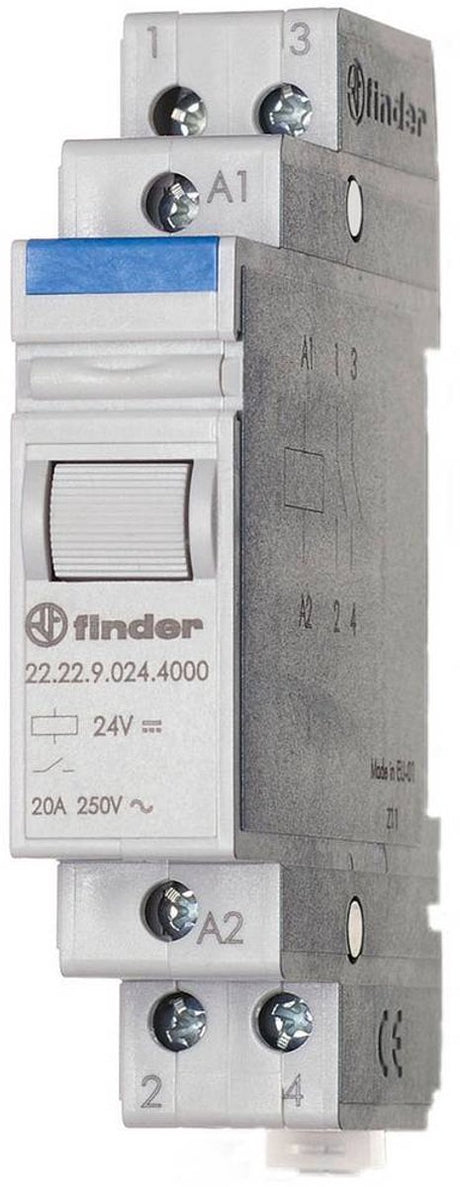 Finder 22.22.9.048.4000 industrieel relais schakelstroom (max.): 20 a 2x no 1 stuk(s)