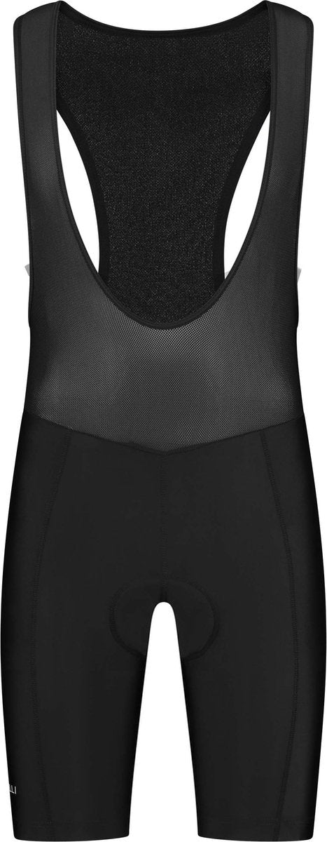Rogelli econ korte fietsbroek kids - bretels - zwart - 116