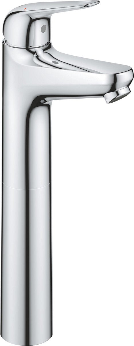 Grohe swift eengreepsmengkraan voor vrijstaande wastafels met push-open waste set - xl-size - aquacalibrator - chroom