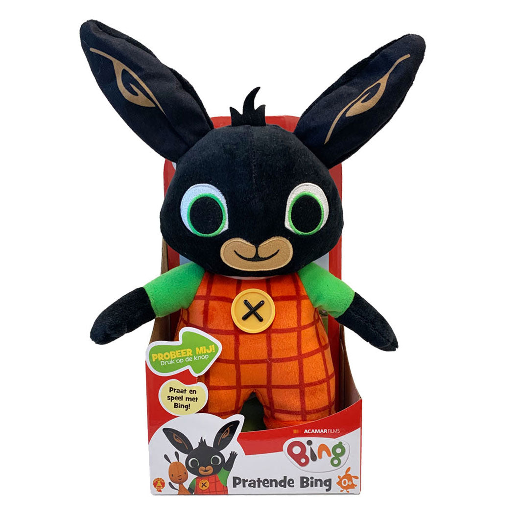 Spectron pratende bing knuffel, 30cm