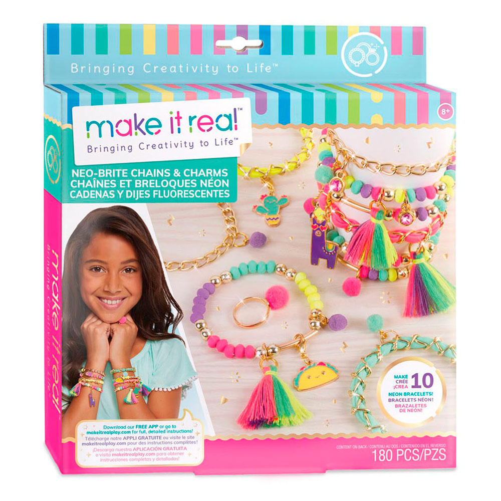 Spectron Make It Real Neon Armbandjes Bedeltjes