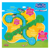 Gear2play peppa pig whizz around - dobberende boottocht speelset - modulaire rijbaan voor whizz around voertuigen