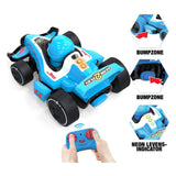 Gear2play rc neon bumper cars pro duoset - rc formule 1 battle cars - ga een botsduel aan!