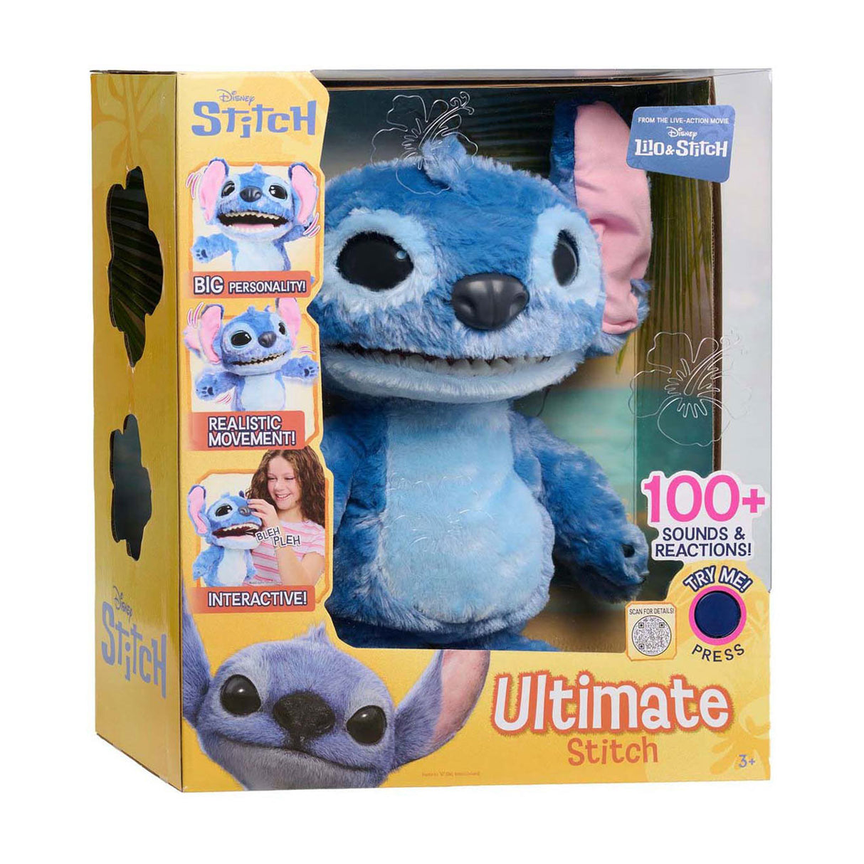 Just play ultimate stitch interactieve knuffel
