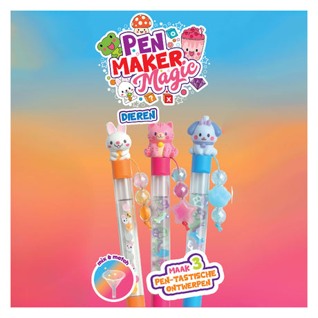 Gear2play pen maker magic mini animal - maak je eigen pen