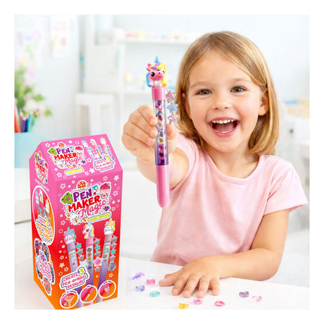 Gear2play pen maker magic - mini: unicorn - maak 3 unieke pennen met kralen, bedels en unicorn figuren