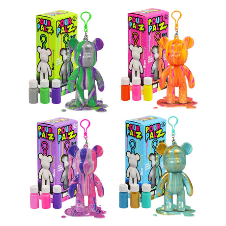 Gear2play pour palz mini paint bear sleutelhanger - gietverfset