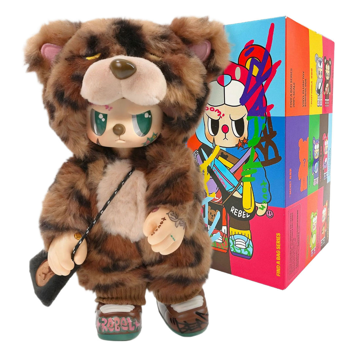 Spectron pop cuppo - rebel bear bag movable verzamelfiguren