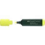 Tekstmarker faber-castell geel schuine punt