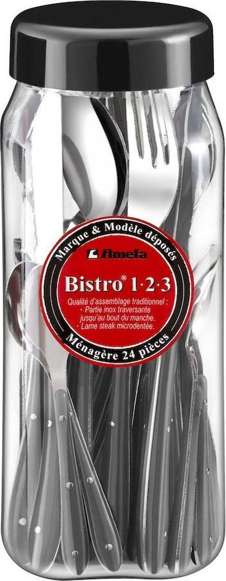 Amefa retail 1-2-3 bestek s24 anthraciet