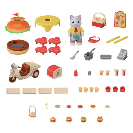 Sylvanian families 5757 hamburger stand