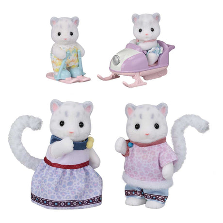 Epoch sylvanian families 5814 - familie sneeuw luipaard