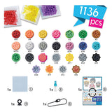Aquabeads naruto sleutelhanger knutselset- parels die met water aan elkaar plakken
