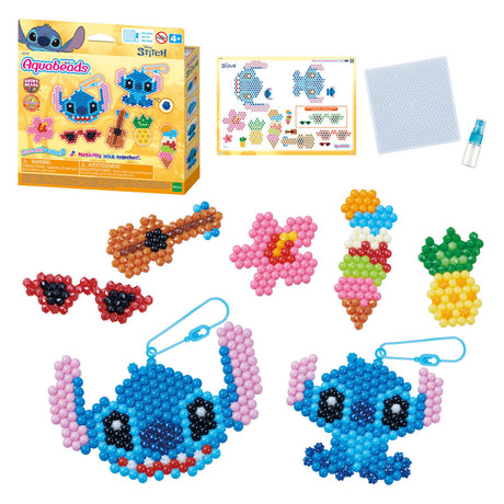 Aquabeads stitch sleutelhanger set (700 parels) knutselset- parels die met water plakken