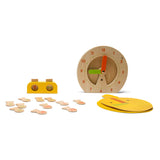 BS Toys Wooden Learning Clock Child's Play