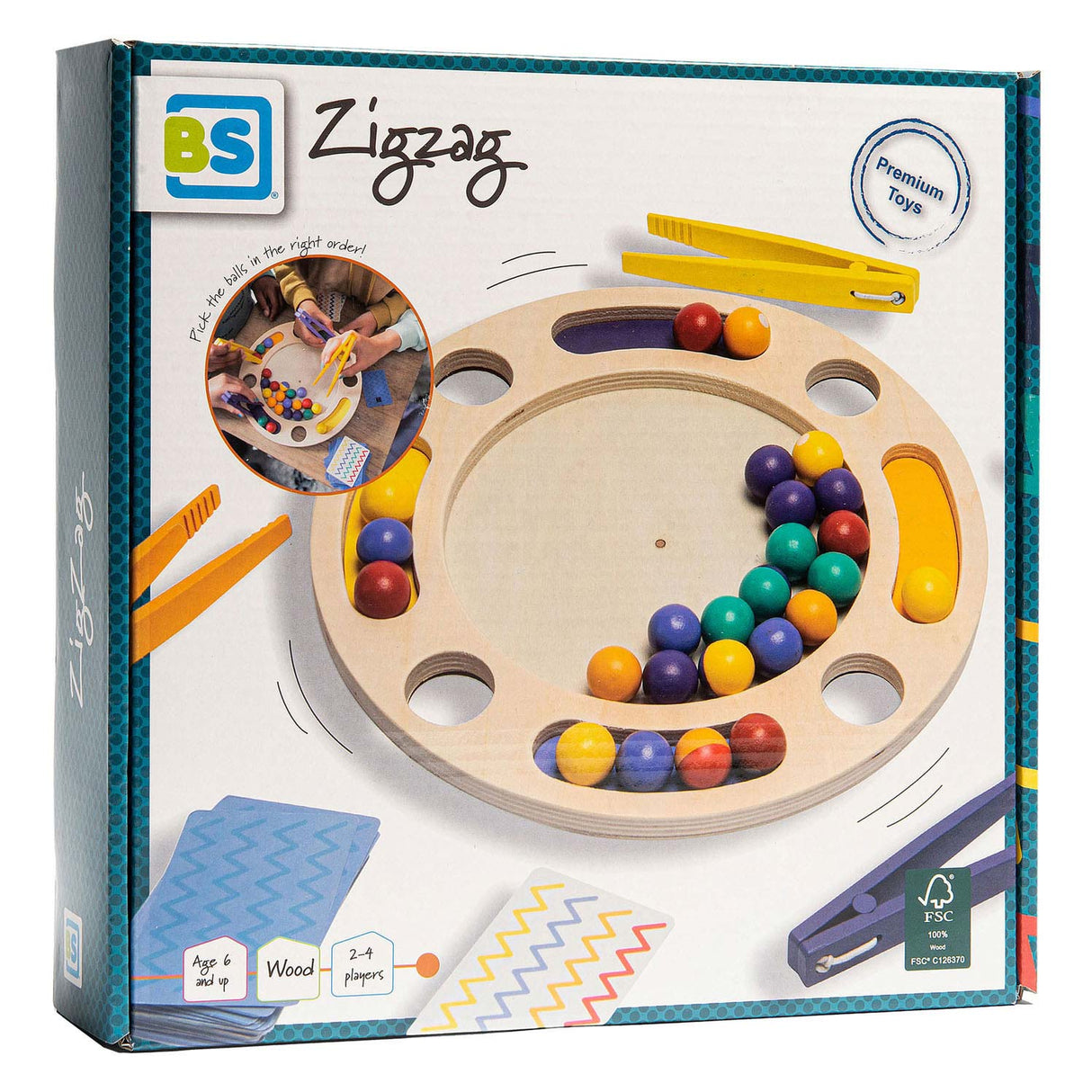 BS Toys Zigzag Hout Kinderspel