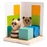 BS Toys Pandas Puzzle Holzformingspiel