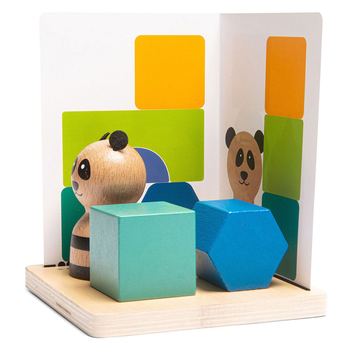 BS Toys Pandas Puzzle Holzformingspiel