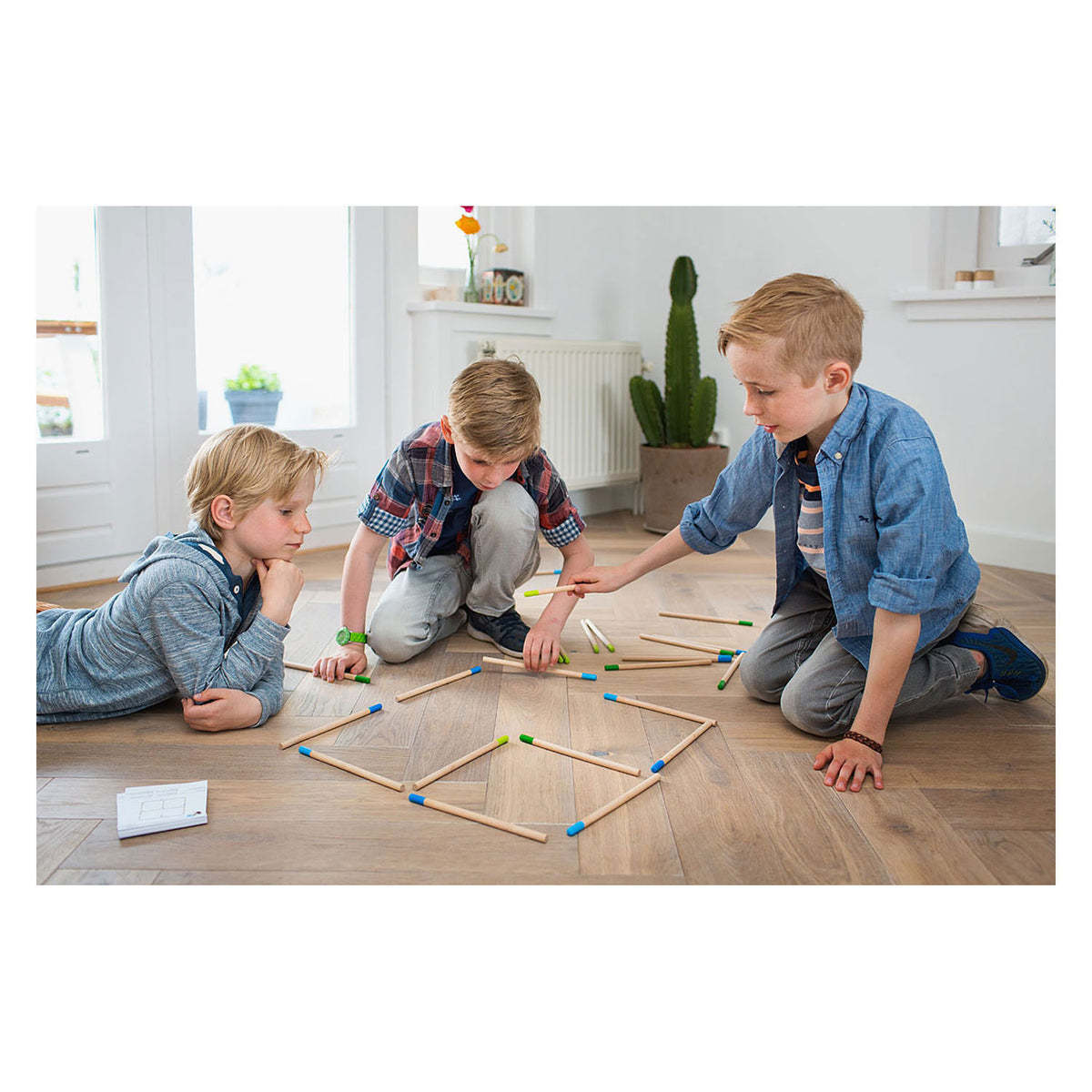 Bs toys lucifer puzzel - hout - vanaf 8 jaar - 30 mogelijkheden - educatief spel