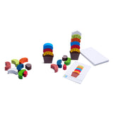 Bs toys ijs creaties hout - balans en stapelspel
