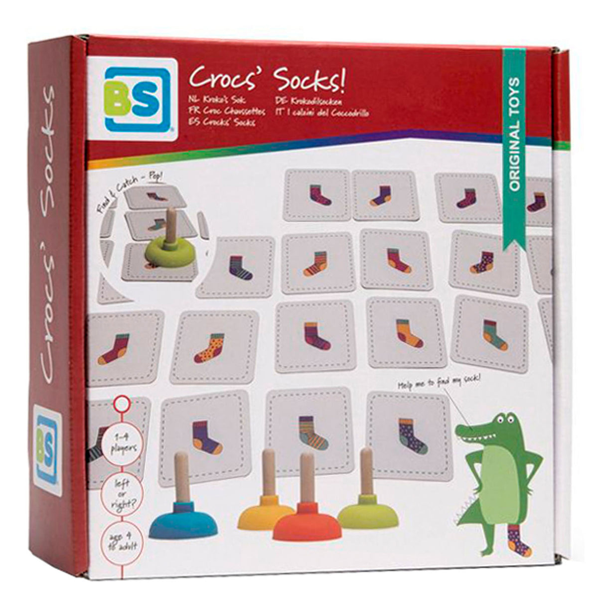 BS Toys Kroko's Sok Memo Child's Game