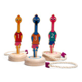 BS Toys Ringwerpen Vogels Game di lancio in legno