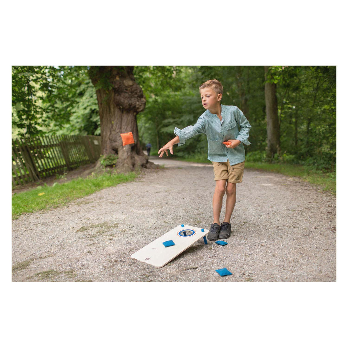 Bs toys cornhole spel - bean bag game - buitenspeelgoed vanaf 8 jaar - pittenzak werpspel speelgoed set - spelletjes voor kinderen - buiten speelgoed - buitenspel - buiten spellen - tuin speelgoed - cadeau kind
