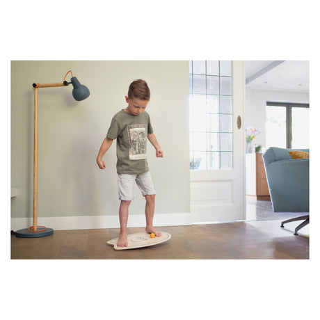 Bs toys buitenspeelgoed balansspel surfbord - 50 cm - speelgoed hout - balansspeelgoed - evenwichtsspel - cadeau kind