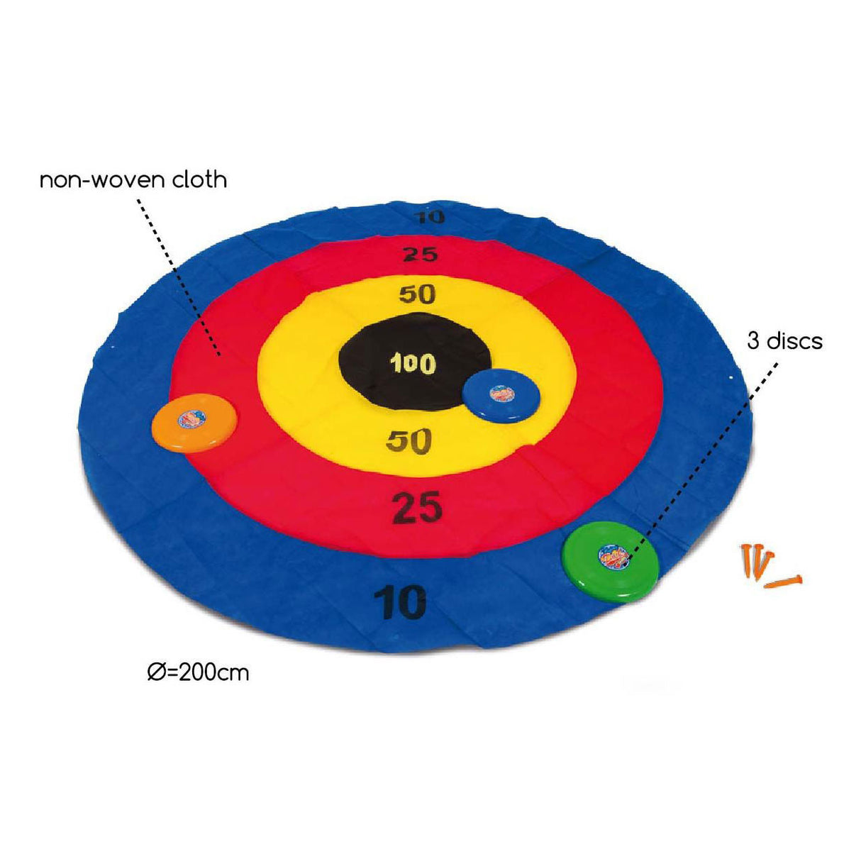 BS Toys Disc Darts throwing game, 4dlg.