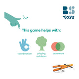 Bs toys houten loopski's voor twee personen