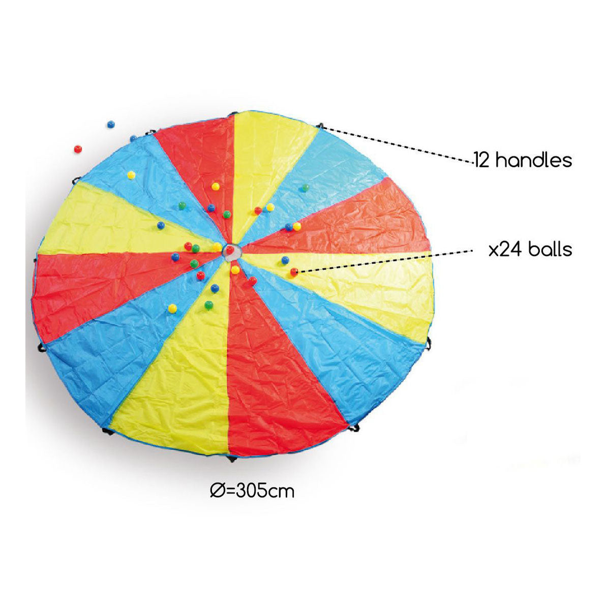 BS Toys Parachute catch and throwing game