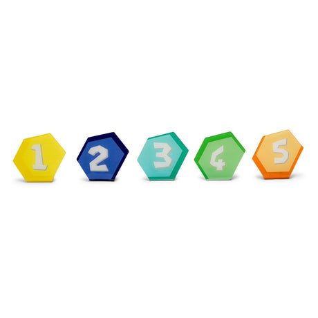 Bs toys schiet 'm! elastiekpistool - hout - coördinatiespel - vanaf 6 jaar - 5 targets