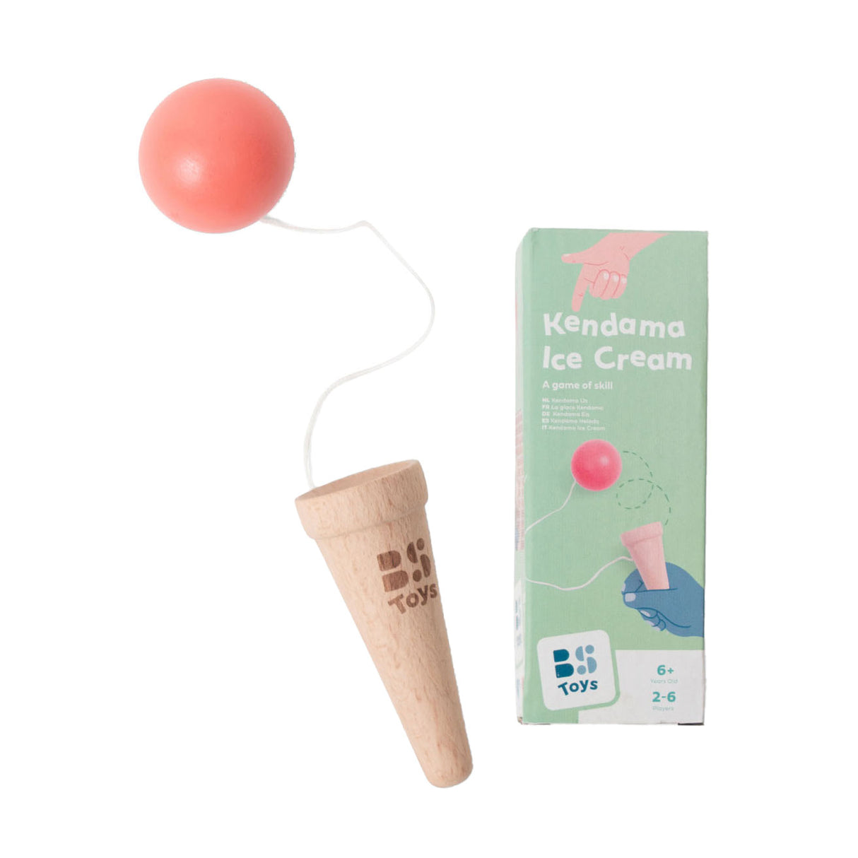 Hračky BS Hračky dřevěné kendama led cang hra