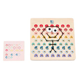Bs toys thread and code ga519 – houten rijgspel met kaarten touwen