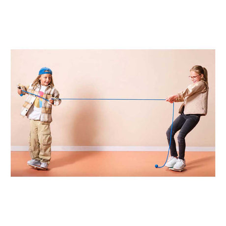 Bs toys tug of two ga531 – houten balansspel met touw – kinderspel