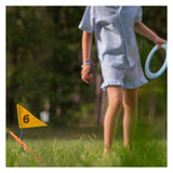 Bs toys – disc golf – buitenspel – speelgoed-golfset met vlaggen en schijven – vanaf 6 jaar