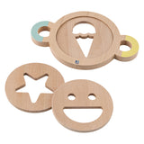 Bs toys – zandvormenset – houten speelset voor buiten – vanaf 18 maanden